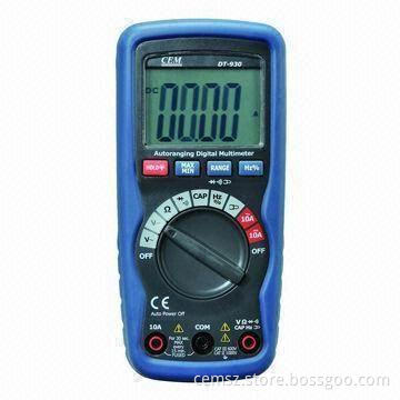 6000 Counts Compact Digital Multimeter with Double Molded Plastic Housing